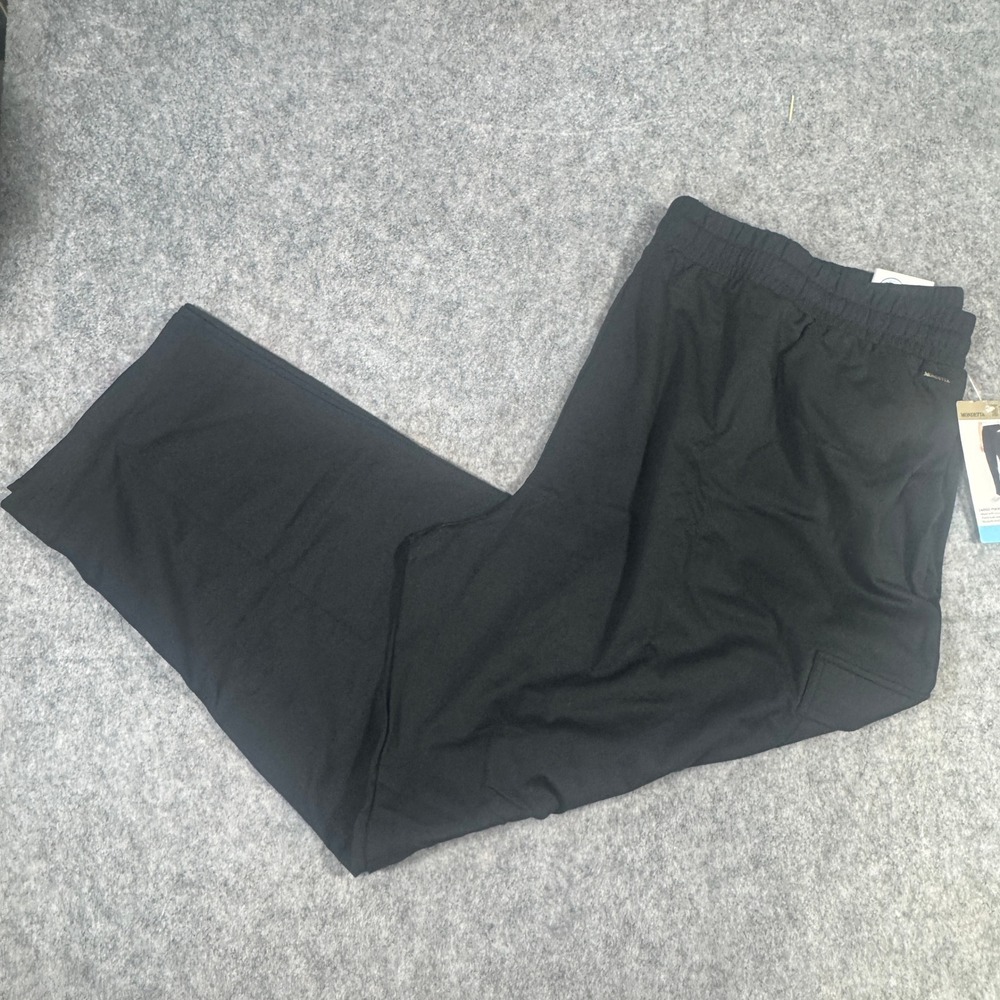 Mondetta Performance Luxury Women 3X Black Cargo Pants NWT Plus Size Stretch
